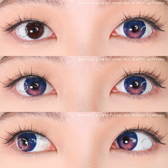 Sweety Frostfire Violet Pink (1 lens/pack)-Colored Contacts-UNIQSO EU