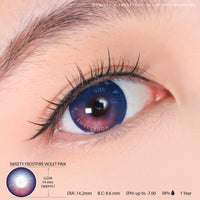 Sweety Frostfire Violet Pink (1 lens/pack)-Colored Contacts-UNIQSO EU