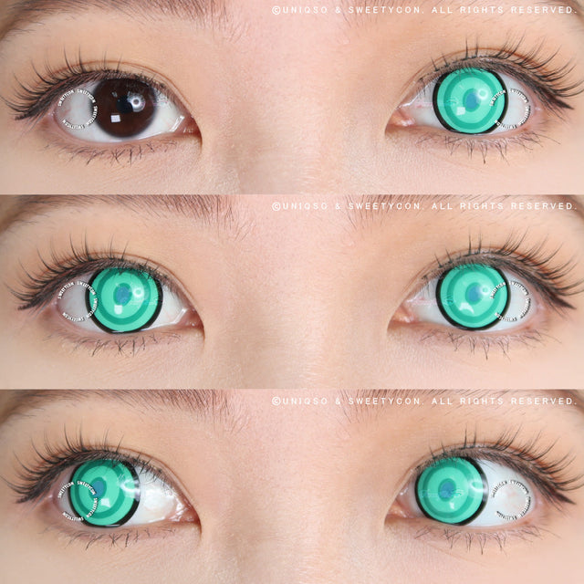 Sweety Crazy Green Ring (1 lens/pack)-Colored Contacts-UNIQSO EU
