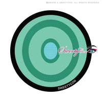 Sweety Crazy Green Ring (1 lens/pack)-Colored Contacts-UNIQSO EU