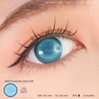 Sweety Glass Ball Blue (1 lens/pack)-Colored Contacts-UNIQSO EU