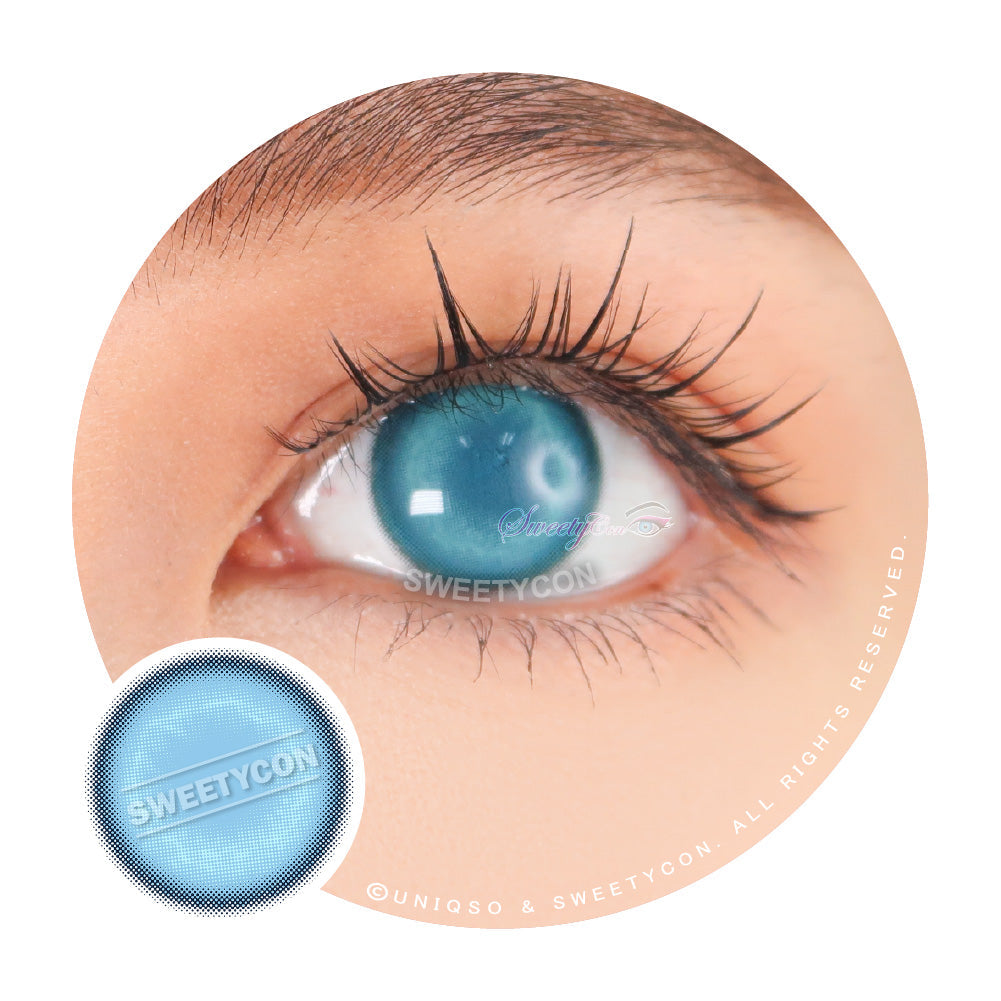 Sweety Glass Ball Blue (1 lens/pack)-Colored Contacts-UNIQSO EU