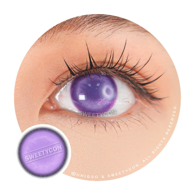 Sweety Glass Ball Violet (1 lens/pack)-Colored Contacts-UNIQSO EU