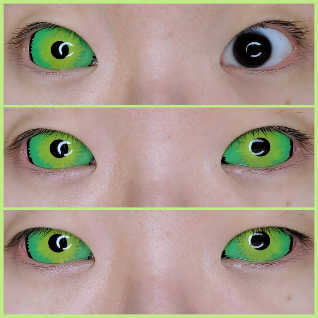 Sweety Green Sclera Contacts - Hulk (1 lens/pack)-Sclera Contacts-UNIQSO EU