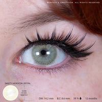Sweety Hidrocor Crystal (1 lens/pack)-Colored Contacts-UNIQSO EU