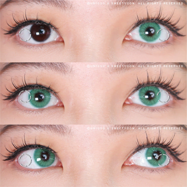 Sweety Hidrocor Emerald (1 lens/pack)-Colored Contacts-UNIQSO EU