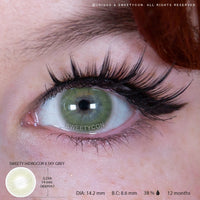 Sweety Hidrocor II Sky Grey (1 lens/pack)-Colored Contacts-UNIQSO EU