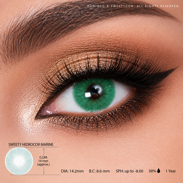 Sweety Hidrocor Marine (1 lens/pack)-Colored Contacts-UNIQSO EU