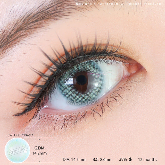 Sweety Hidrocor Topazio (1 lens/pack)-Colored Contacts-UNIQSO EU