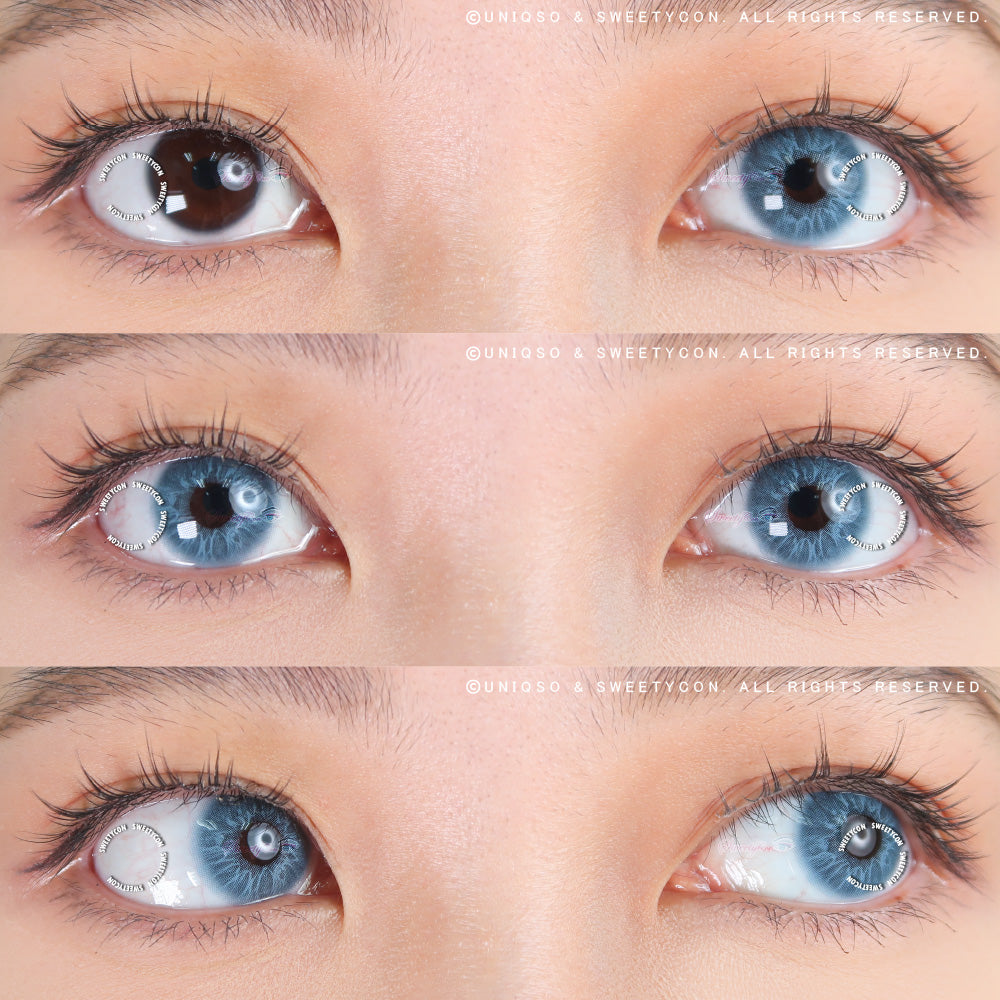 Sweety Love.S Dark Blue (1 lens/pack)-Colored Contacts-UNIQSO EU