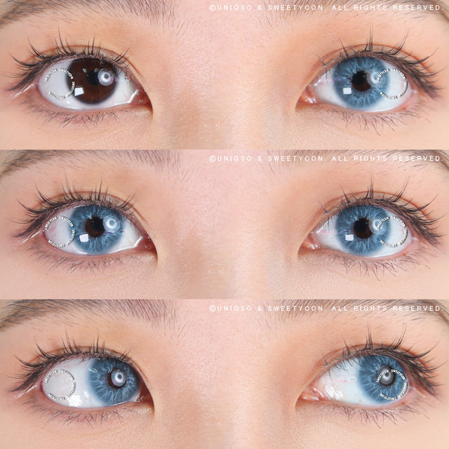 Sweety Love.S Dark Blue (1 lens/pack)-Colored Contacts-UNIQSO EU