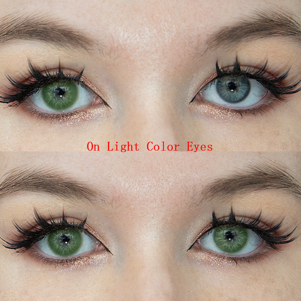 Sweety Love.S Green (1 lens/pack)-Colored Contacts-UNIQSO EU