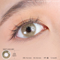 Sweety Love.S Grey (1 lens/pack)-Colored Contacts-UNIQSO EU