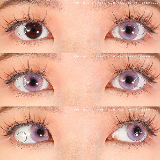 Sweety Lovejoy Violet (1 lens/pack)-Colored Contacts-UNIQSO EU