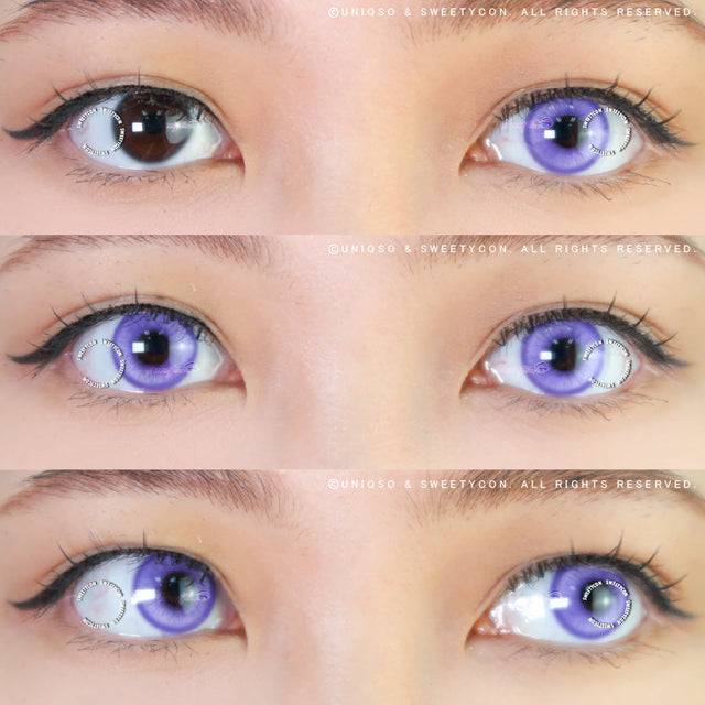Sweety Magic Pop Blue Violet (1 lens/pack)-Colored Contacts-UNIQSO EU