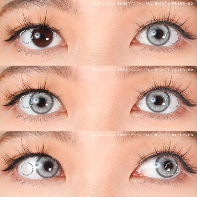 Sweety Magic Pop Grey (1 lens/pack)-Colored Contacts-UNIQSO EU