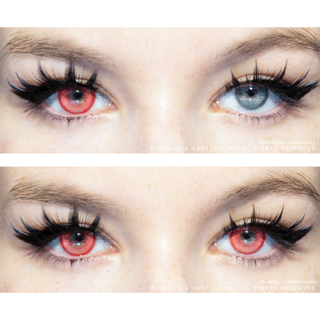 Sweety Magic Pop Red (1 lens/pack)-Colored Contacts-UNIQSO EU