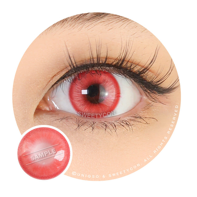 Sweety Magic Pop Red (1 lens/pack)-Colored Contacts-UNIQSO EU