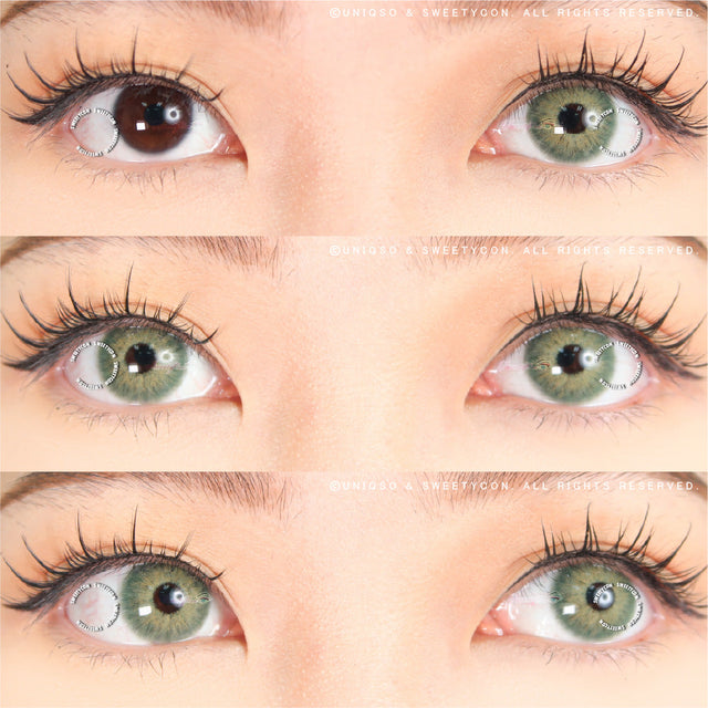 Sweety Magnificent Amazonia Green (1 lens/pack)-Colored Contacts-UNIQSO EU