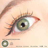 Sweety Magnificent Amazonia Green (1 lens/pack)-Colored Contacts-UNIQSO EU