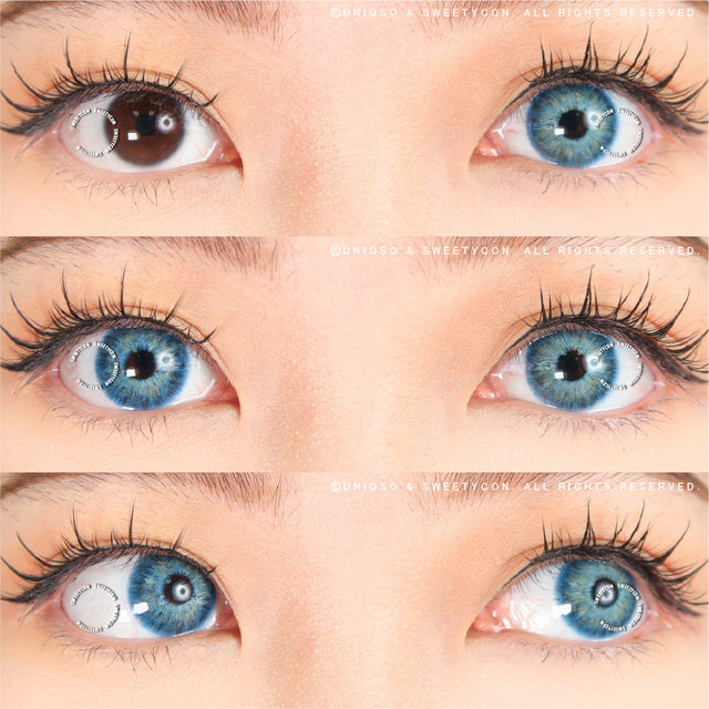 Sweety Magnificent Antarctic Blue (1 lens/pack)-Colored Contacts-UNIQSO EU