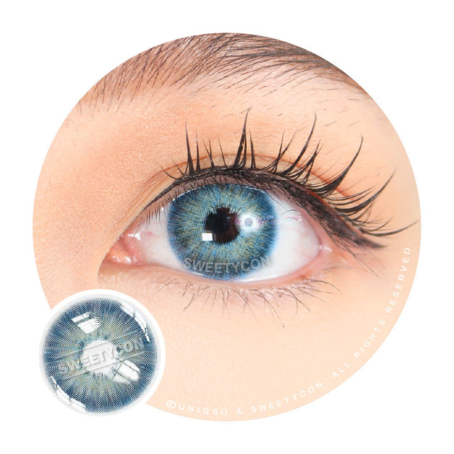 Sweety Magnificent Antarctic Blue (1 lens/pack)-Colored Contacts-UNIQSO EU