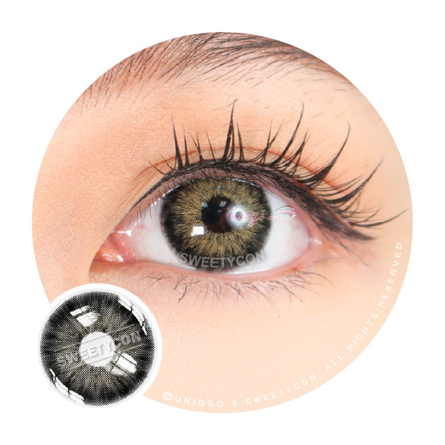 Sweety Magnificent Devils Triangle Black (1 lens/pack)-Colored Contacts-UNIQSO EU