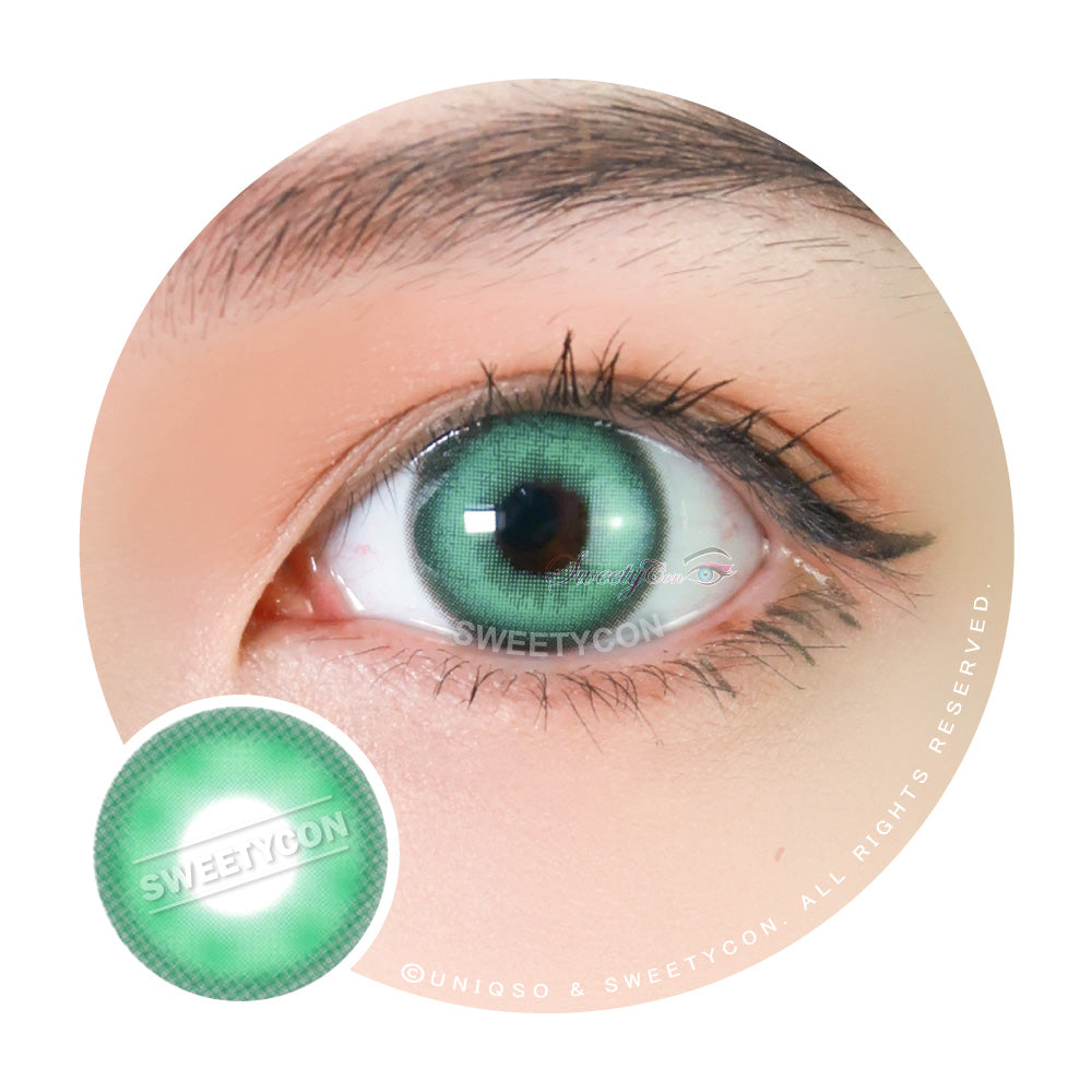 Sweety Milkshake Green (1 lens/pack)-Colored Contacts-UNIQSO EU