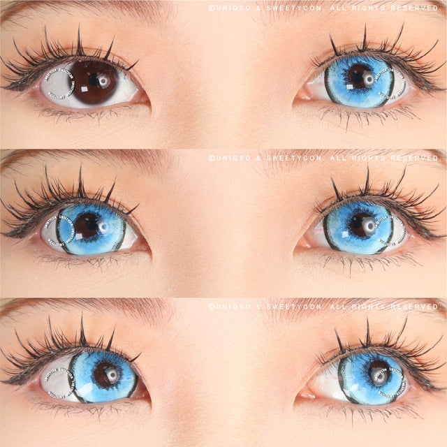 Sweety Mini Sclera Aquaman (1 lens/pack)-Mini Sclera Contacts-UNIQSO EU
