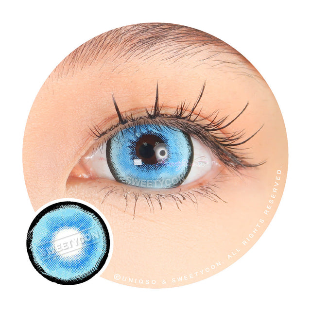 Sweety Mini Sclera Aquaman (1 lens/pack)-Mini Sclera Contacts-UNIQSO EU