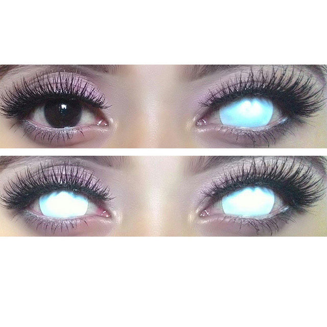 Sweety Mini Sclera Blind White (1 lens/pack)-Mini Sclera Contacts-UNIQSO EU
