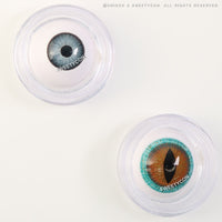 Sweety Mini Sclera Brown Lizard (1 lens/pack)-Mini Sclera Contacts-UNIQSO EU