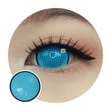 Sweety Mini Sclera Cyan Mesh Rim (1 lens/pack)-Mini Sclera Contacts-UNIQSO EU