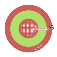 Sweety Mini Sclera Cyber Green (1 lens/pack)-Mini Sclera Contacts-UNIQSO EU