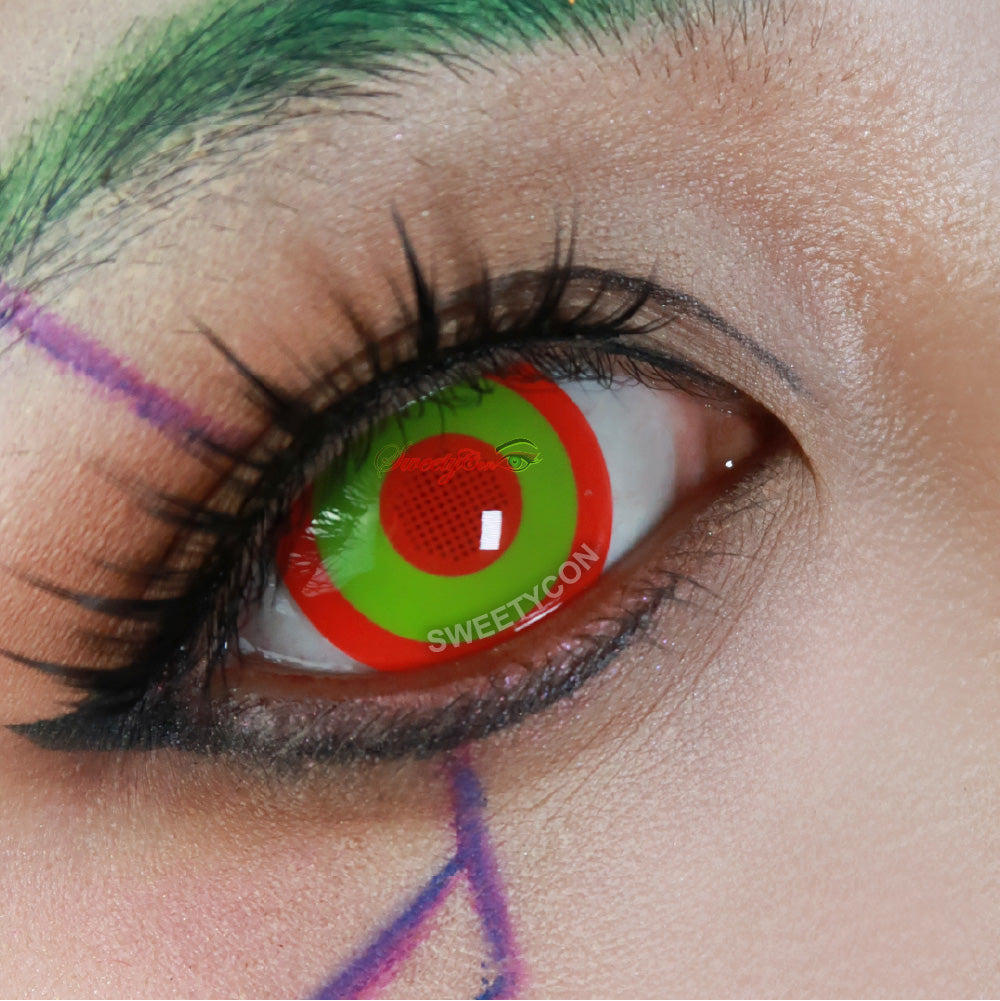 Sweety Mini Sclera Cyber Green (1 lens/pack)-Mini Sclera Contacts-UNIQSO EU