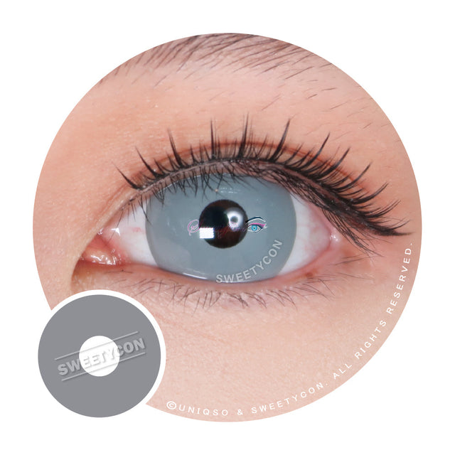 Sweety Mini Sclera Gray (1 lens/pack)-Mini Sclera Contacts-UNIQSO EU