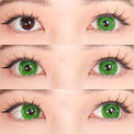 Sweety Mini Sclera Green Devil (1 lens/pack)-Mini Sclera Contacts-UNIQSO EU