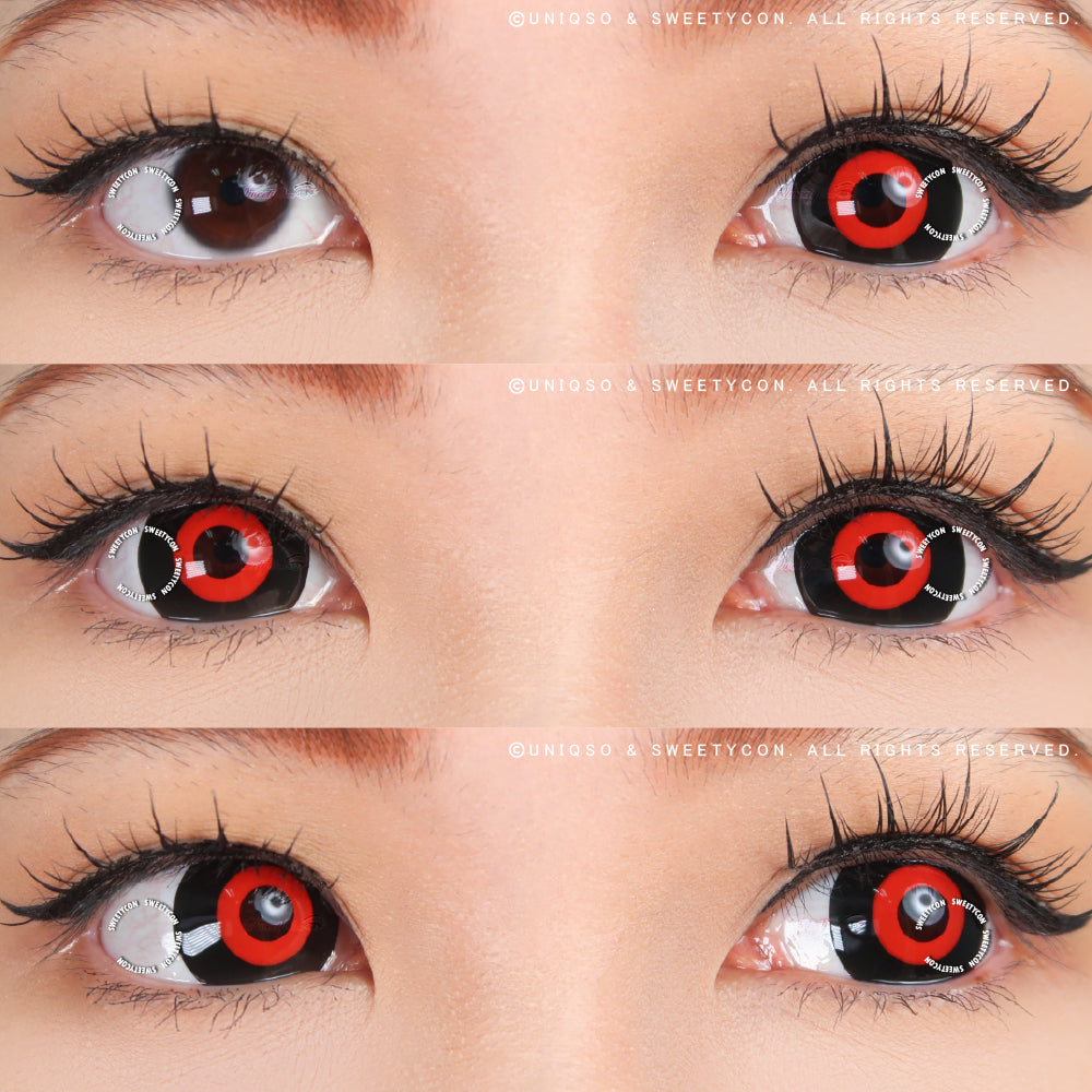 Sweety Mini Sclera Lens Red Ghouls (1 lens/pack)-Mini Sclera Contacts-UNIQSO EU