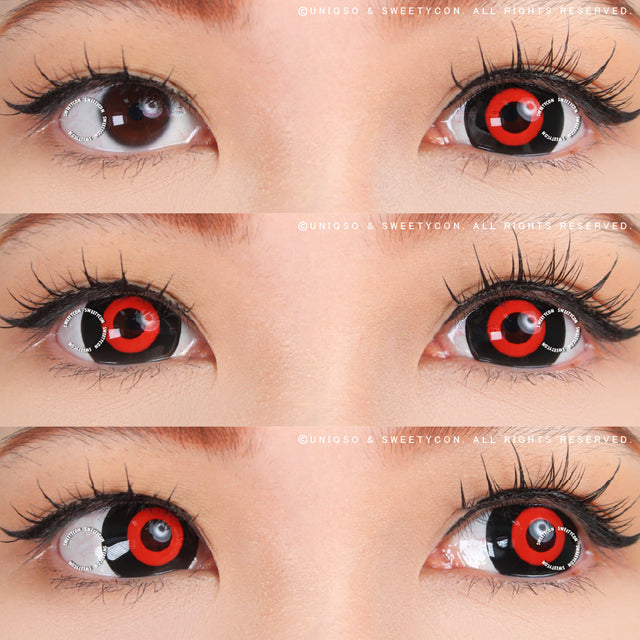 Sweety Mini Sclera Lens Red Ghouls (1 lens/pack)-Mini Sclera Contacts-UNIQSO EU