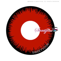 Sweety Mini Sclera Mystic Red (1 lens/pack)-Mini Sclera Contacts-UNIQSO