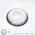 Sweety Mini Sclera Mystic White (1 lens/pack)-Mini Sclera Contacts-UNIQSO EU