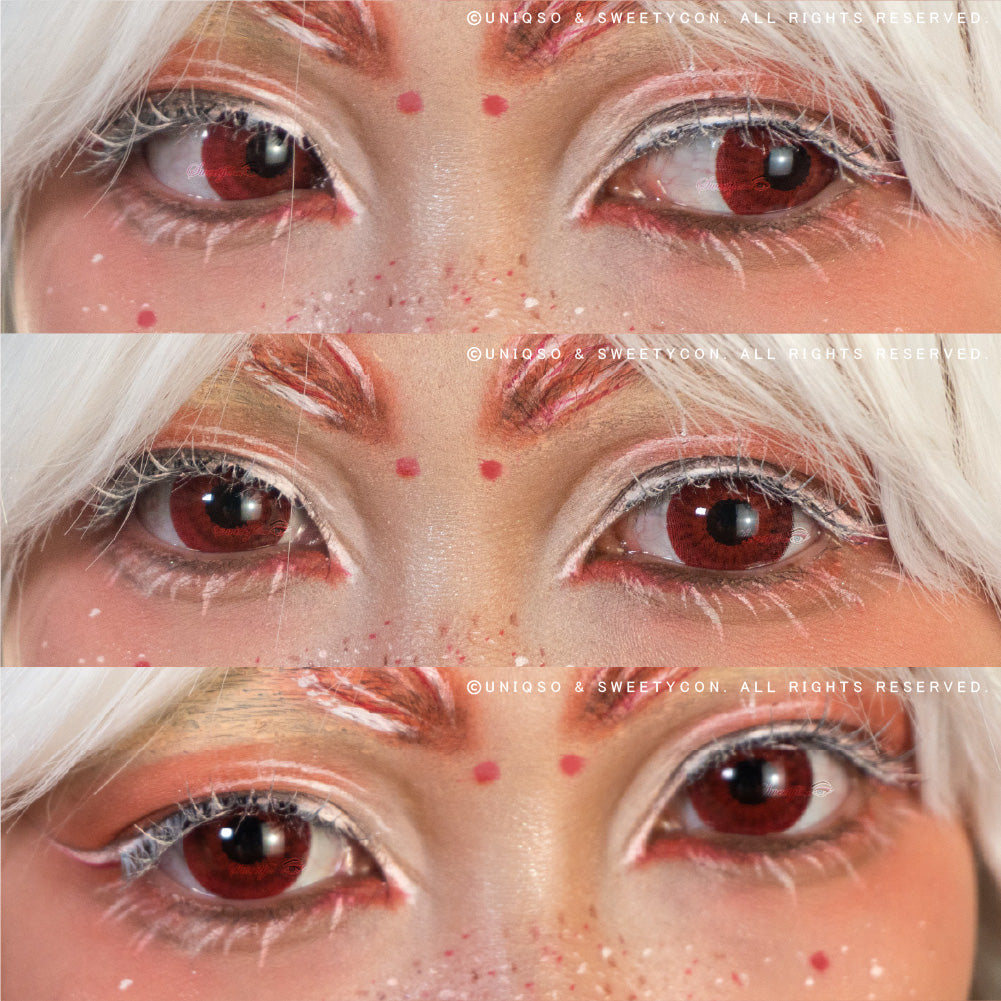 Sweety Mini Sclera Red Devil (1 lens/pack)-Mini Sclera Contacts-UNIQSO EU