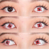 Sweety Mini Sclera Red Splash (1 lens/pack)-Mini Sclera Contacts-UNIQSO EU
