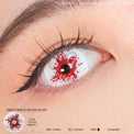 Sweety Mini Sclera Red Splash (1 lens/pack)-Mini Sclera Contacts-UNIQSO EU