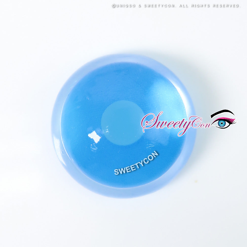 Sweety Mini Sclera UV Glow Blue (1 lens/pack)-Mini Sclera Contacts-UNIQSO EU