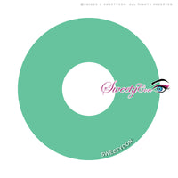 Sweety Mini Sclera UV Glow Green (1 lens/pack)-Mini Sclera Contacts-UNIQSO EU