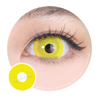 Sweety Mini Sclera UV Glow Yellow (1 lens/pack)-Mini Sclera Contacts-UNIQSO EU