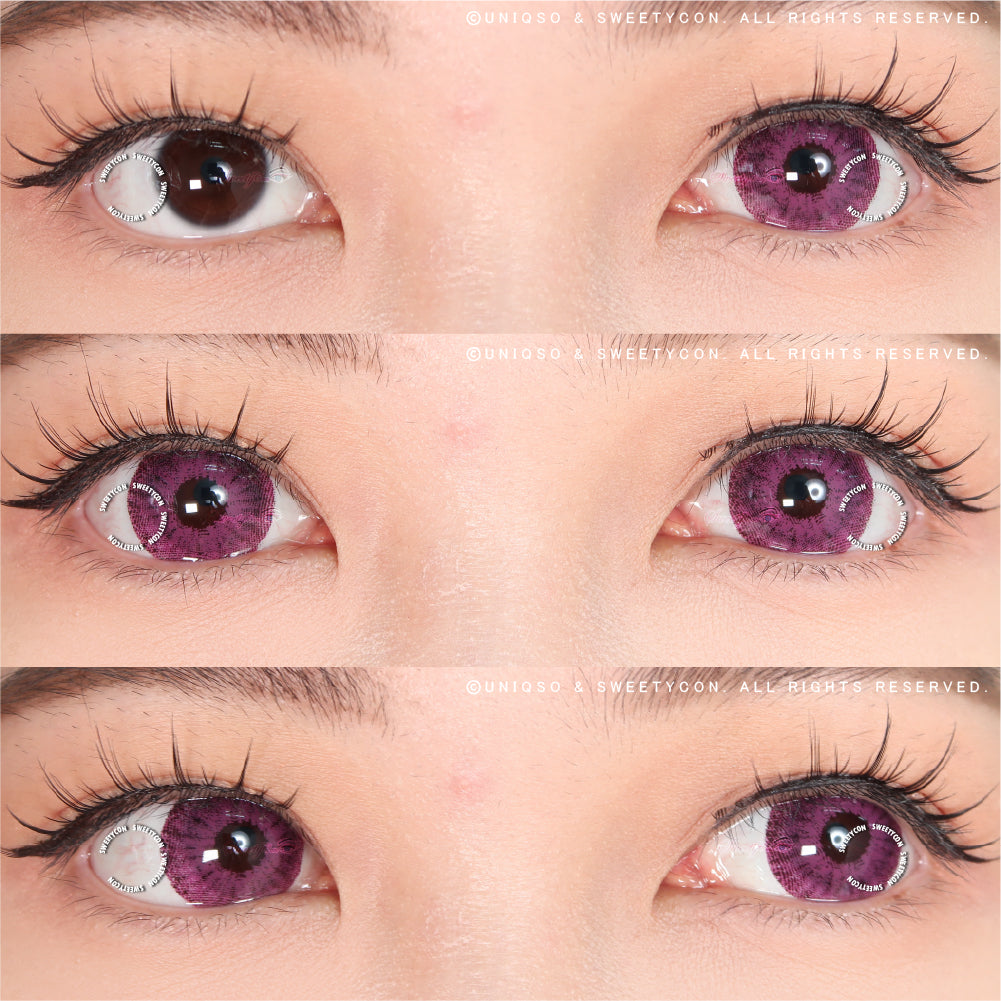 Sweety Mini Sclera Violet Devil (1 lens/pack)-Mini Sclera Contacts-UNIQSO EU