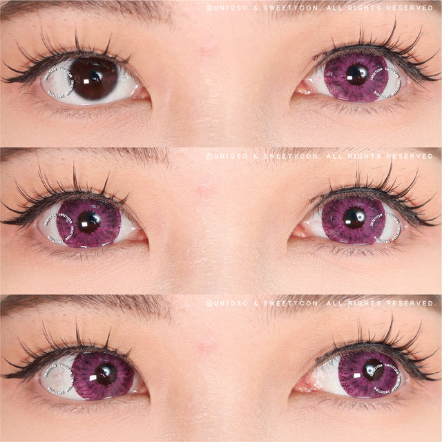Sweety Mini Sclera Violet Devil (1 lens/pack)-Mini Sclera Contacts-UNIQSO EU