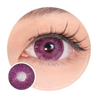 Sweety Mini Sclera Violet Devil (1 lens/pack)-Mini Sclera Contacts-UNIQSO EU